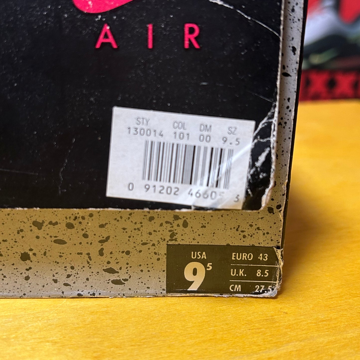 Original 1992 Jordan VII "Cardinal"