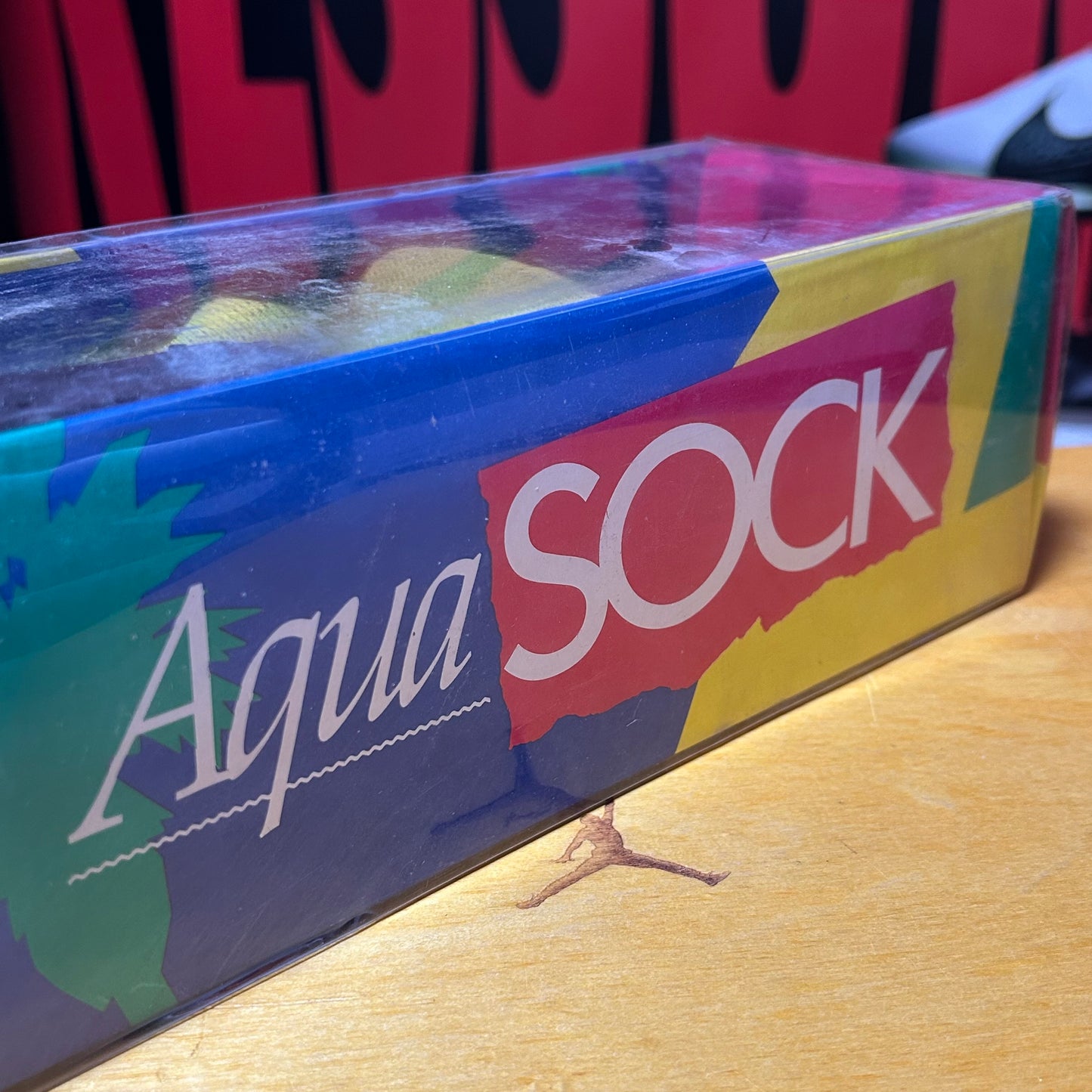 Deadstock Brand New Original 1990 Aqua Sock (Neon) Small