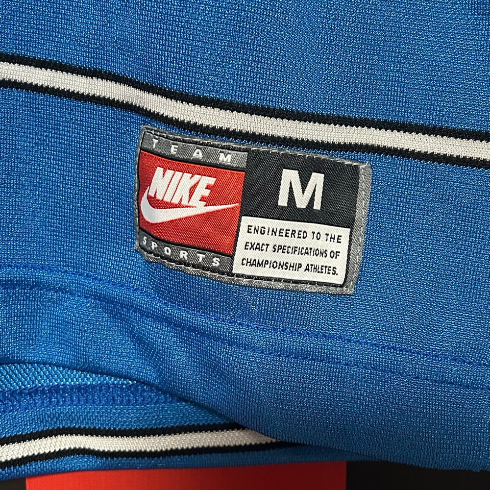 90s Soccer Jersey (Blue/White/Blk)