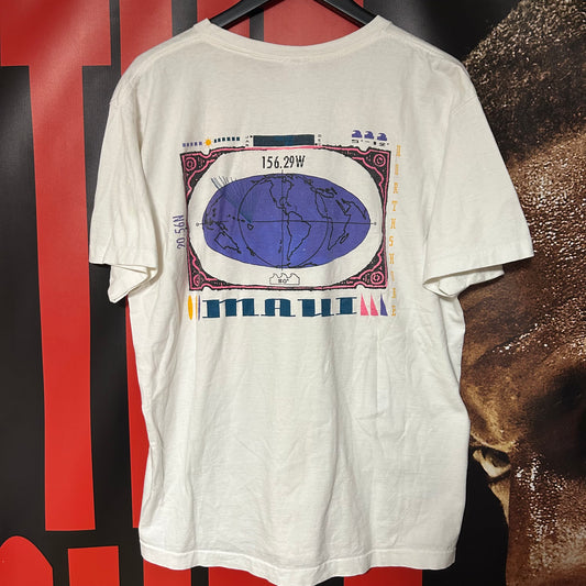 Grail Original Early 90s Aqua Gear Maui Tee