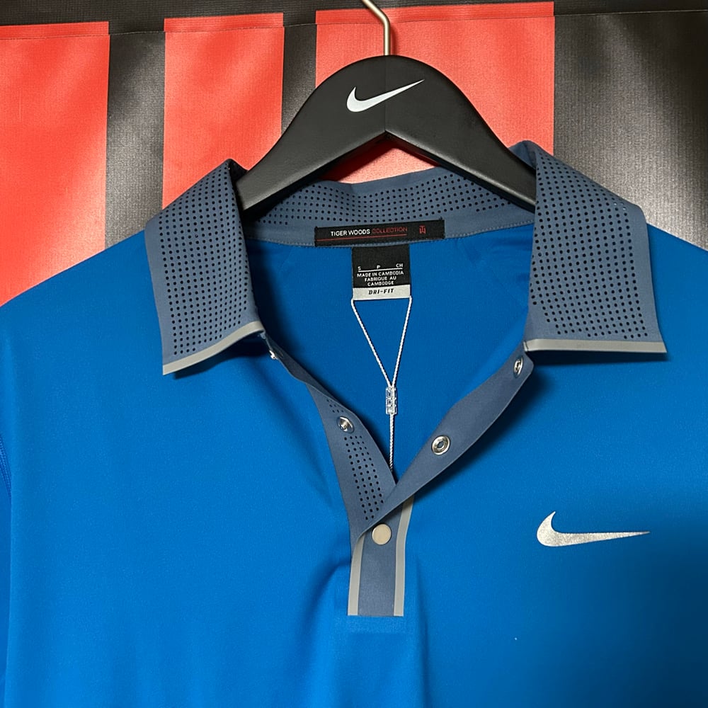 Brand New Tiger Woods Polo Shirt (Blue)