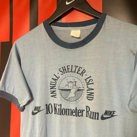 Rare Original Vintage Late 70s/Early 80s Shelter Island Marathon Tee