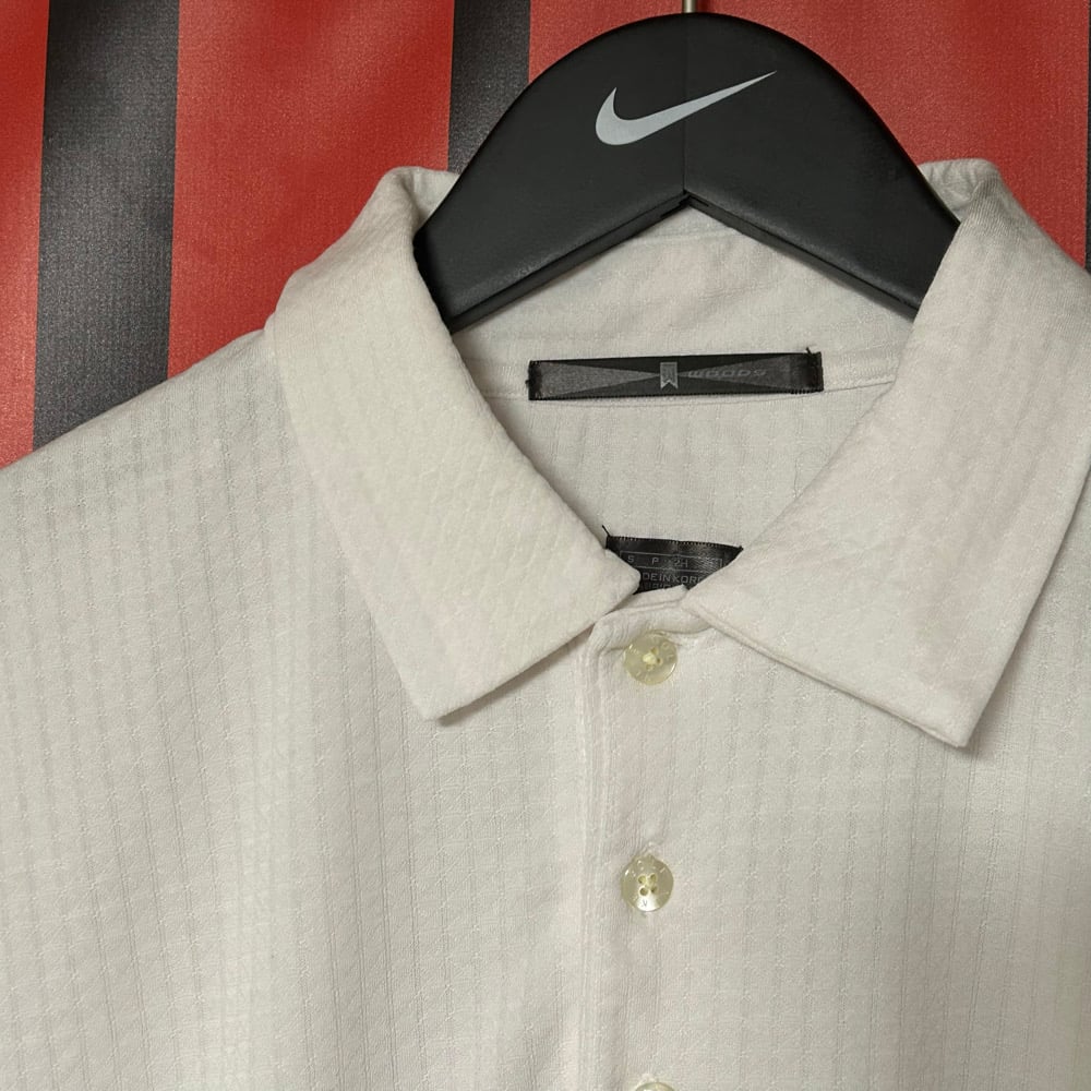 Early 2000s Tiger Woods Polo Shirt (White)