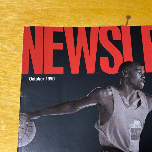Rare Promotional Original October 1990 "Flight Club" MJ Newsletter