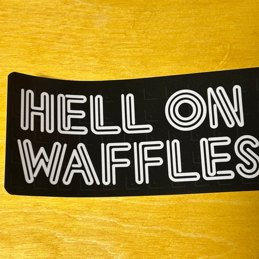 Rare Promotional Brand New Mid 2000s "Heritage" Waffles Bumper Sticker