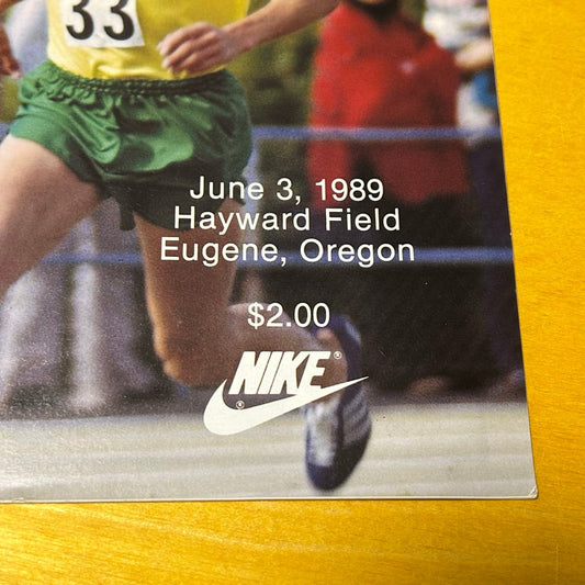Rare Original 1989 Promotional Prefontaine Classic Program Magazine