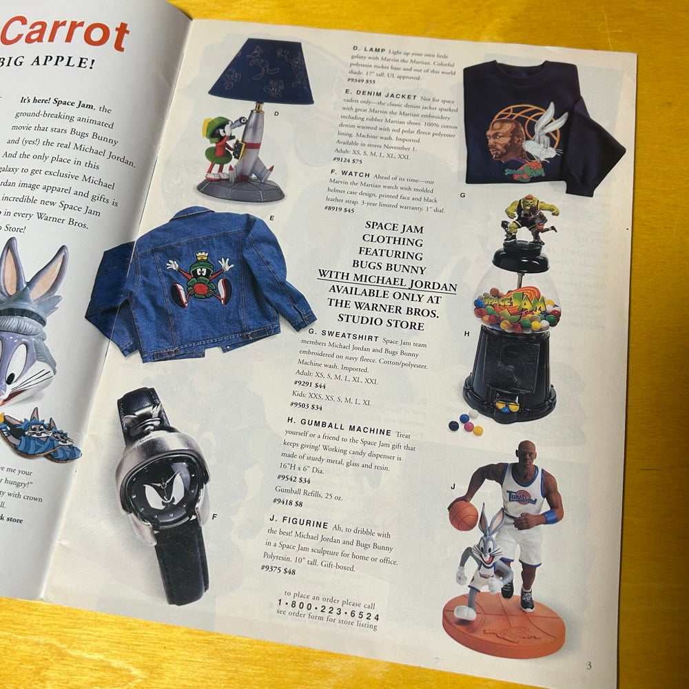 Original Promotional 1996 Warner Bros. Store Catalog