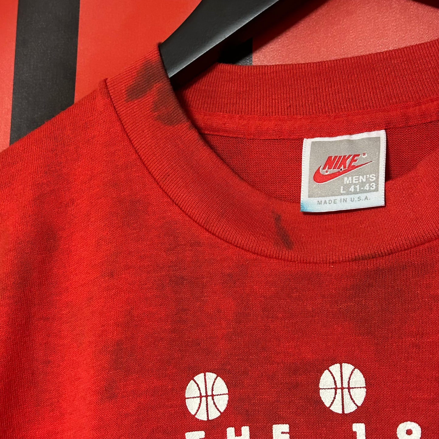 Rare Original Early 90s Promotional Trail Blazers Championship Reunion Camp Tee
