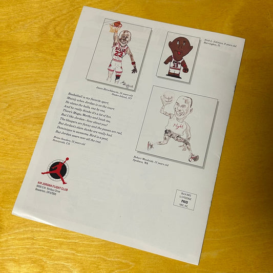 Original Promotional 1993 "Flight Club" Newsletter