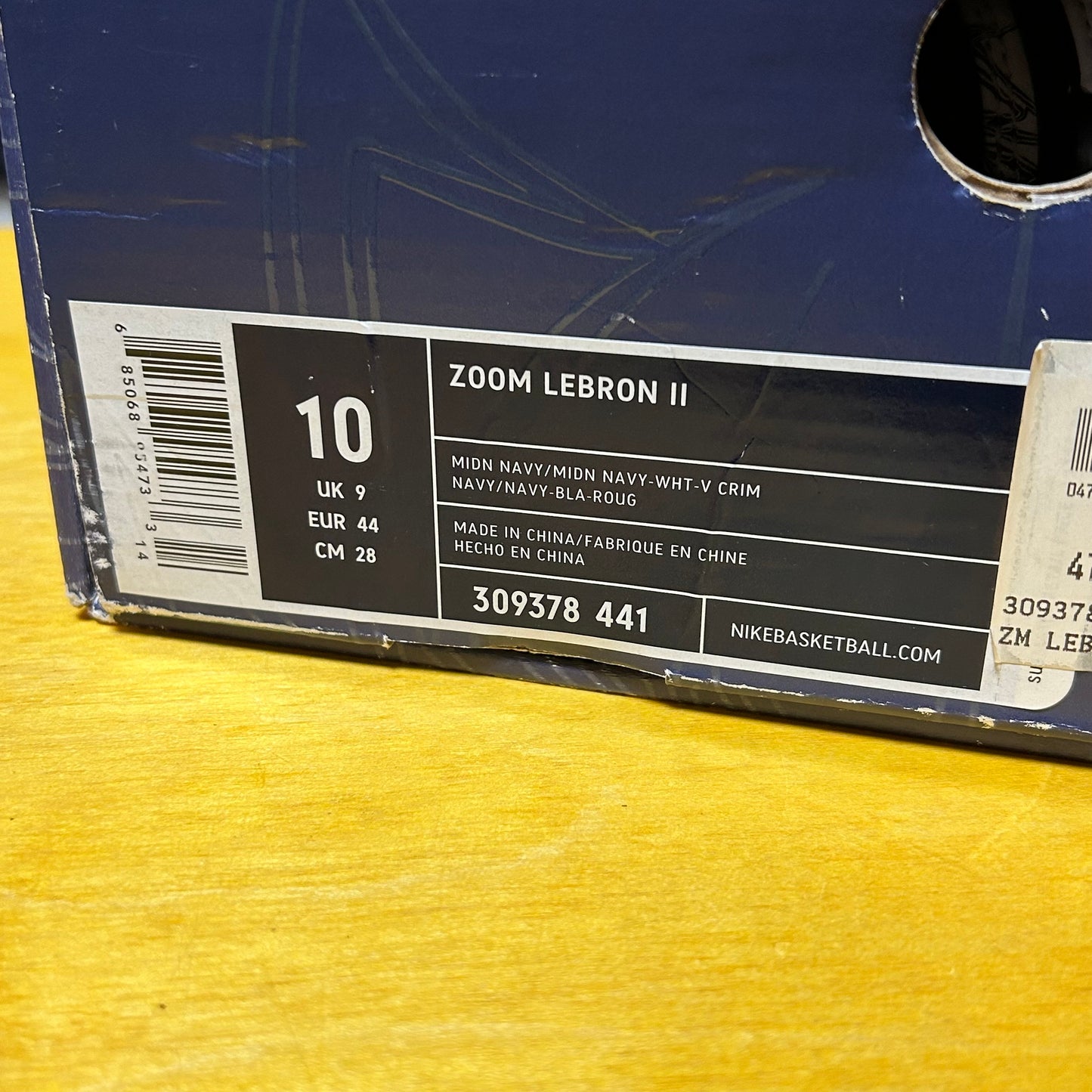 Original 2003 Zoom LeBron II Midnight Navy