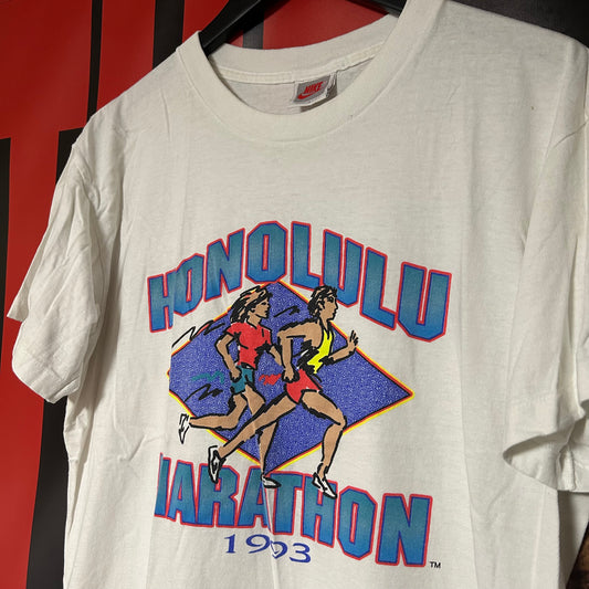 Rare Original 1993 Promotional Honolulu Marathon Tee