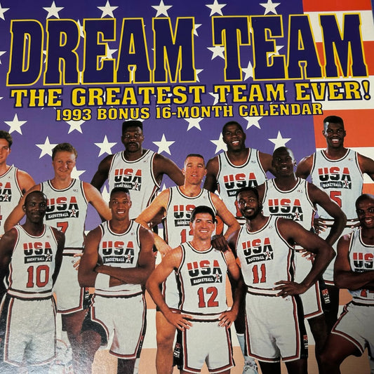 Original 1992 "Dream Team" Olympic Calendar