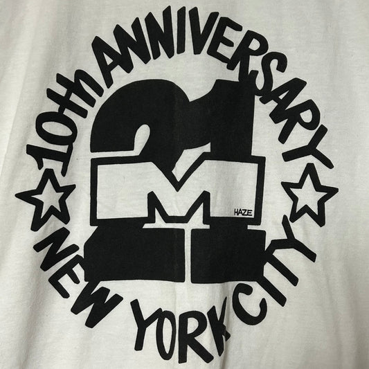 Rare Promotional Brand New Eric Haze 21 Mercer. 10 Year Anniversary L/S Tee