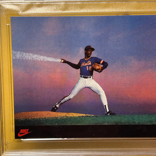 Original 1985 Dwight Gooden PSA 9 Promo Mini Poster