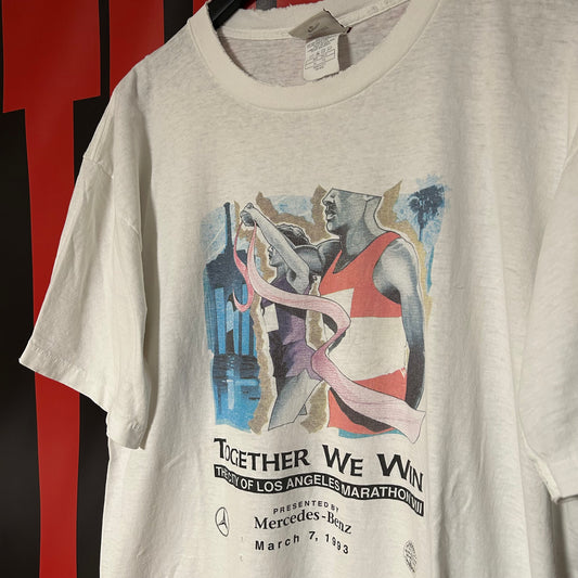Grail Early 90s Los Angeles Marathon Mercedes Tee