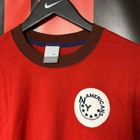 Original Early 2000s "NY Americans" Soccer Club L/S Tee