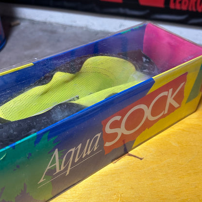 Deadstock Brand New Original 1990 Aqua Sock (Neon) Small