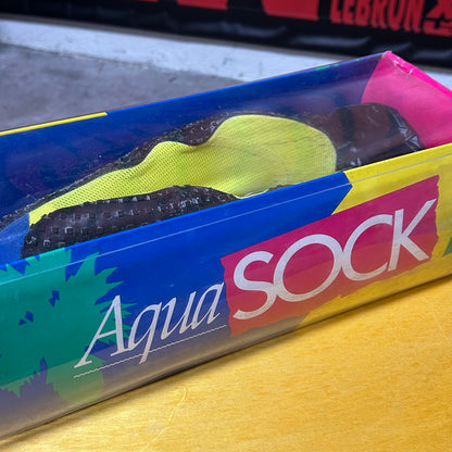 Deadstock Original Brand New 1990 Aqua Sock (Neon) Large
