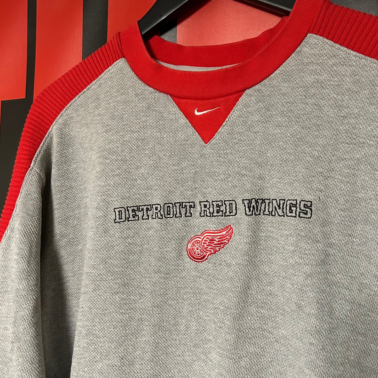 Original Late 90d Detroit Red Wings Crewneck Pullover