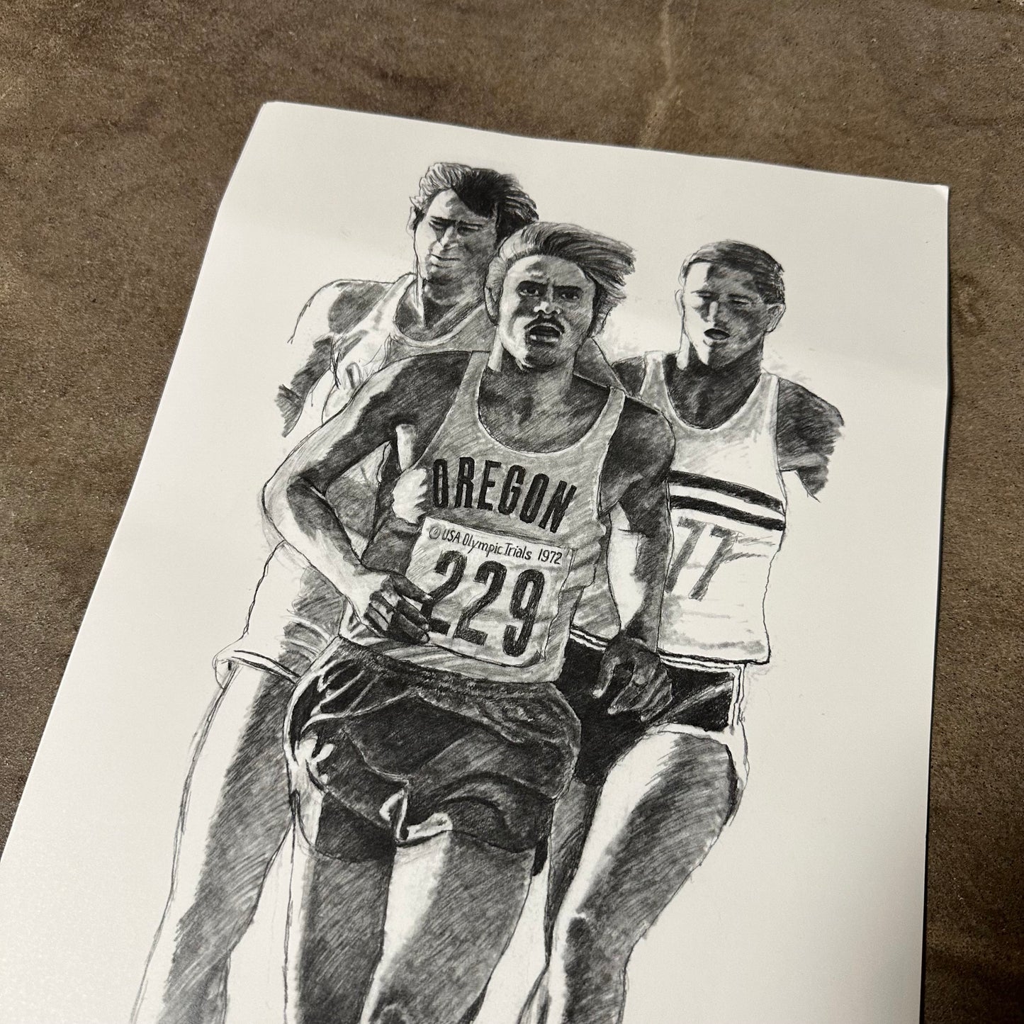 Rare 2004 Promotional Anniversary Prefontaine Print