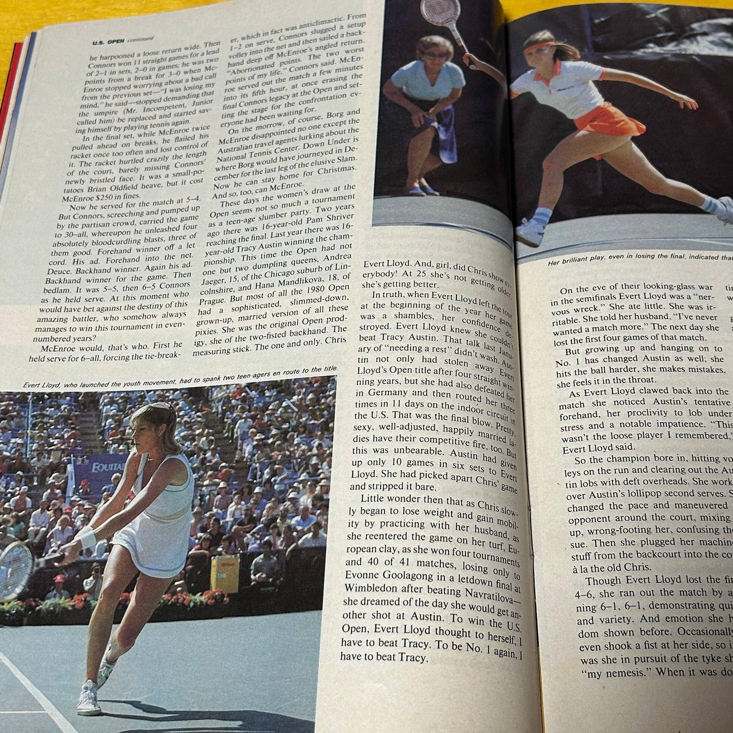 Original September 1980 Sports Illustrated McEnroe Issue