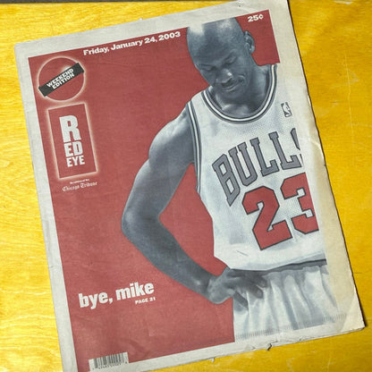 Original 2003 MJ Retirement Newspaper