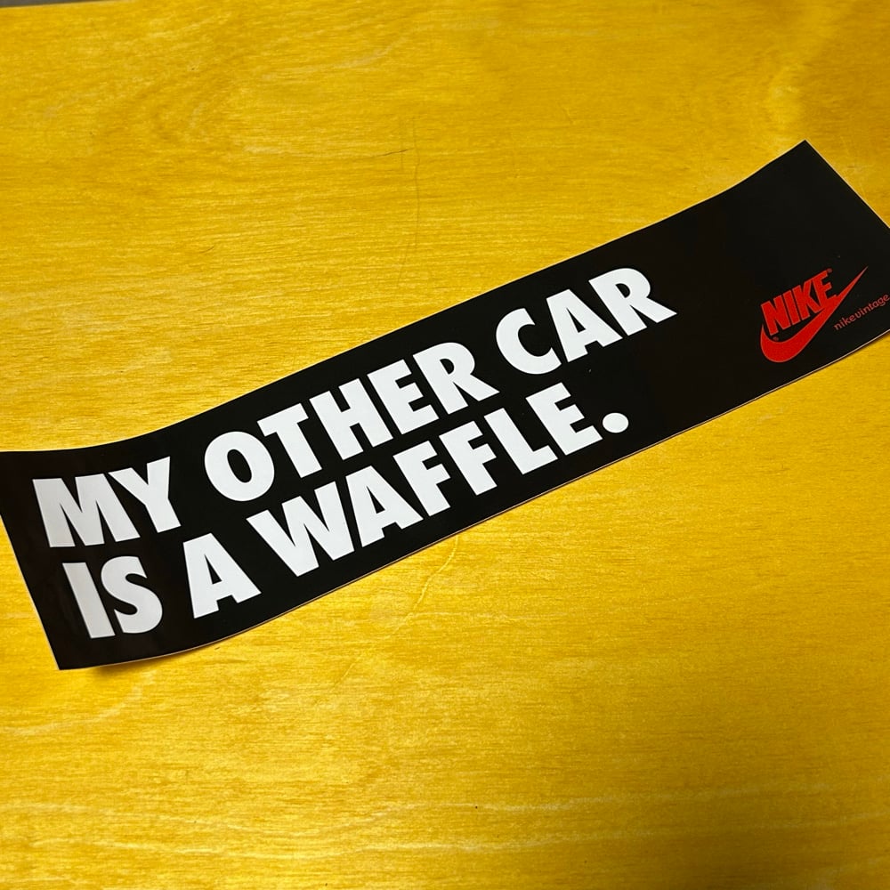 Rare Original 2007 Brand New Promotional "Waffle" Sticker