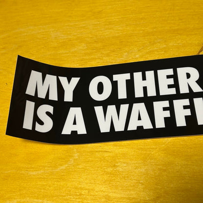 Rare Original 2007 Brand New Promotional "Waffle" Sticker
