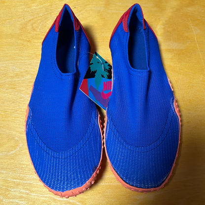 Deadstock Brand New Original 1990 Aqua Sock (Blue/Orange) Medium
