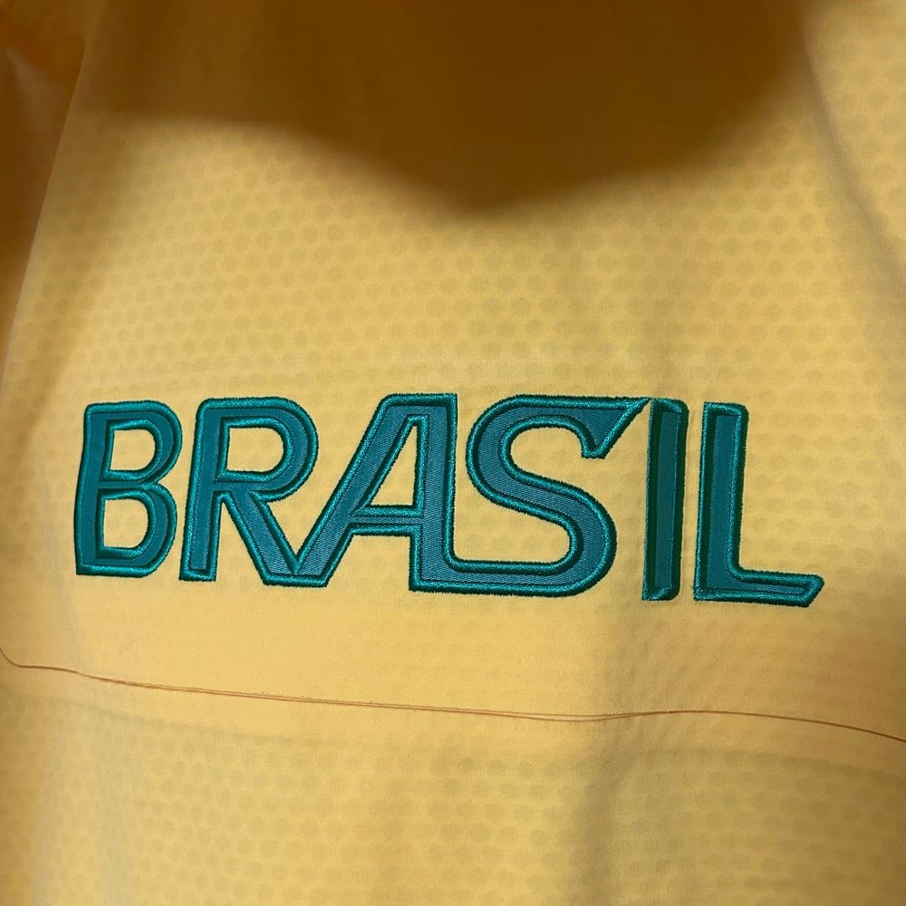 Team Issued Olympic Brasil Hooded Jacket Soccer