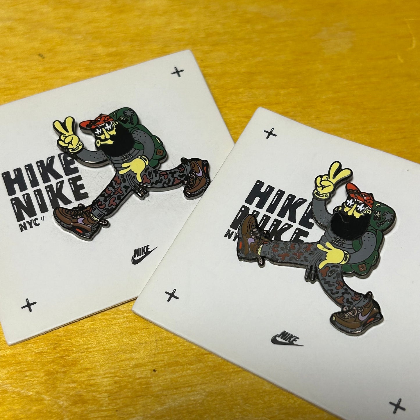 Promotional Rare NYC "Hike" Pin Set Plus Notebook