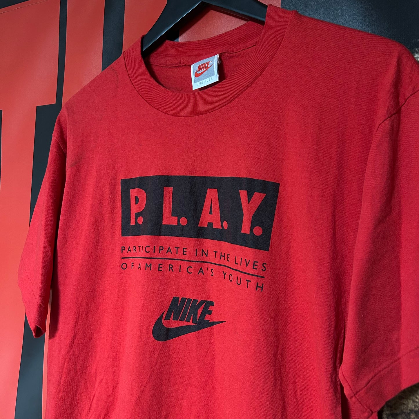 Rare Original Early 90s Promotional P.L.A.Y. 10 Commandments Tee