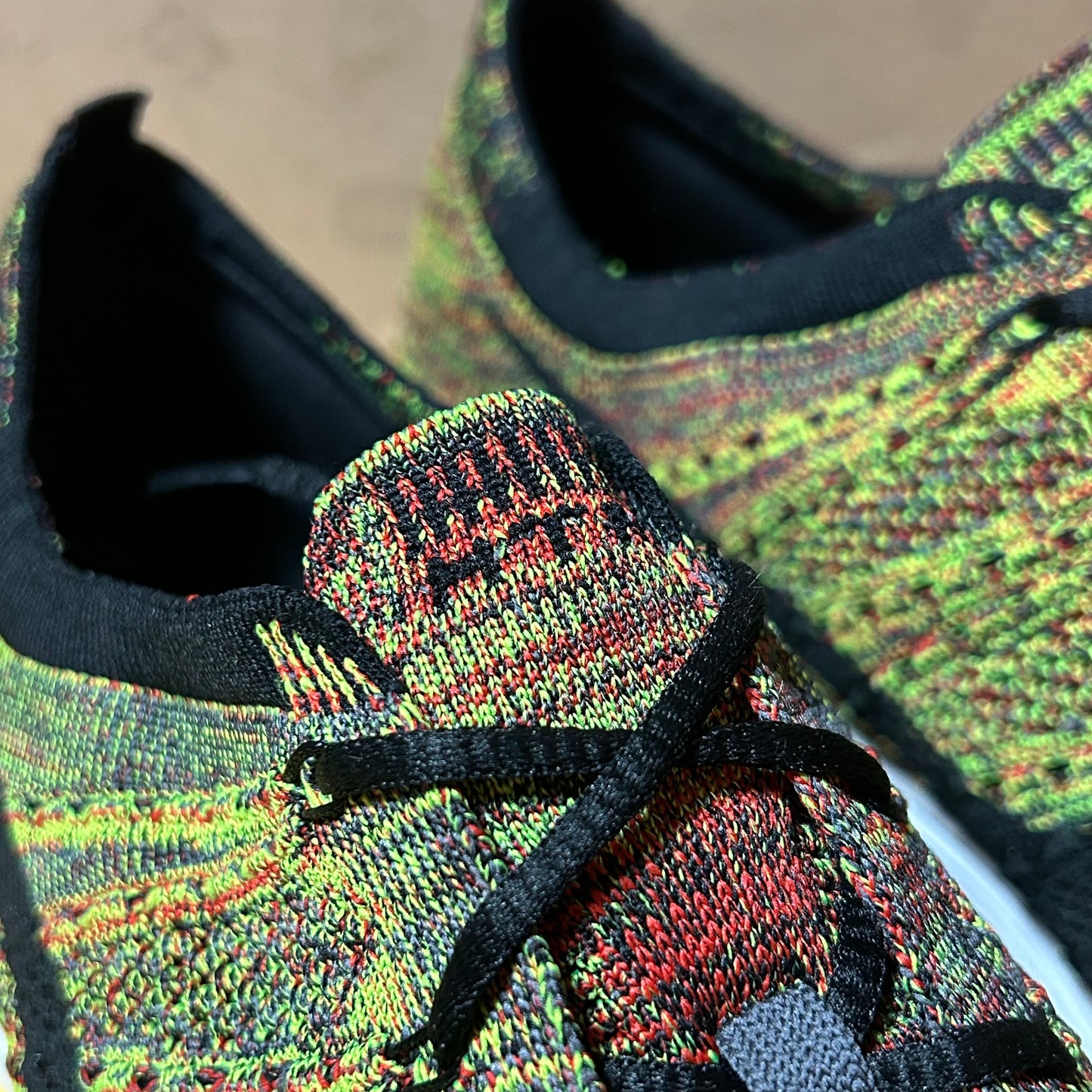 Deadstock Brand New 2012 HTM Flyknit Lunar Multi
