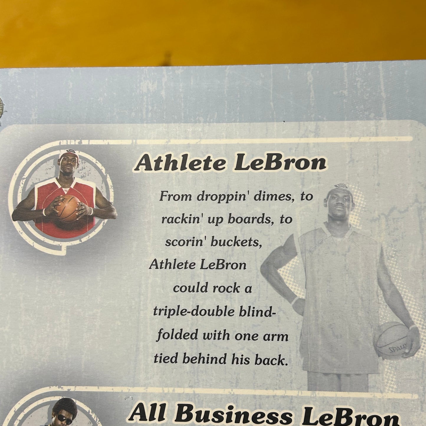 Brand New 2006 LeBron “Athlete” Upper Deck Collaboration Figure
