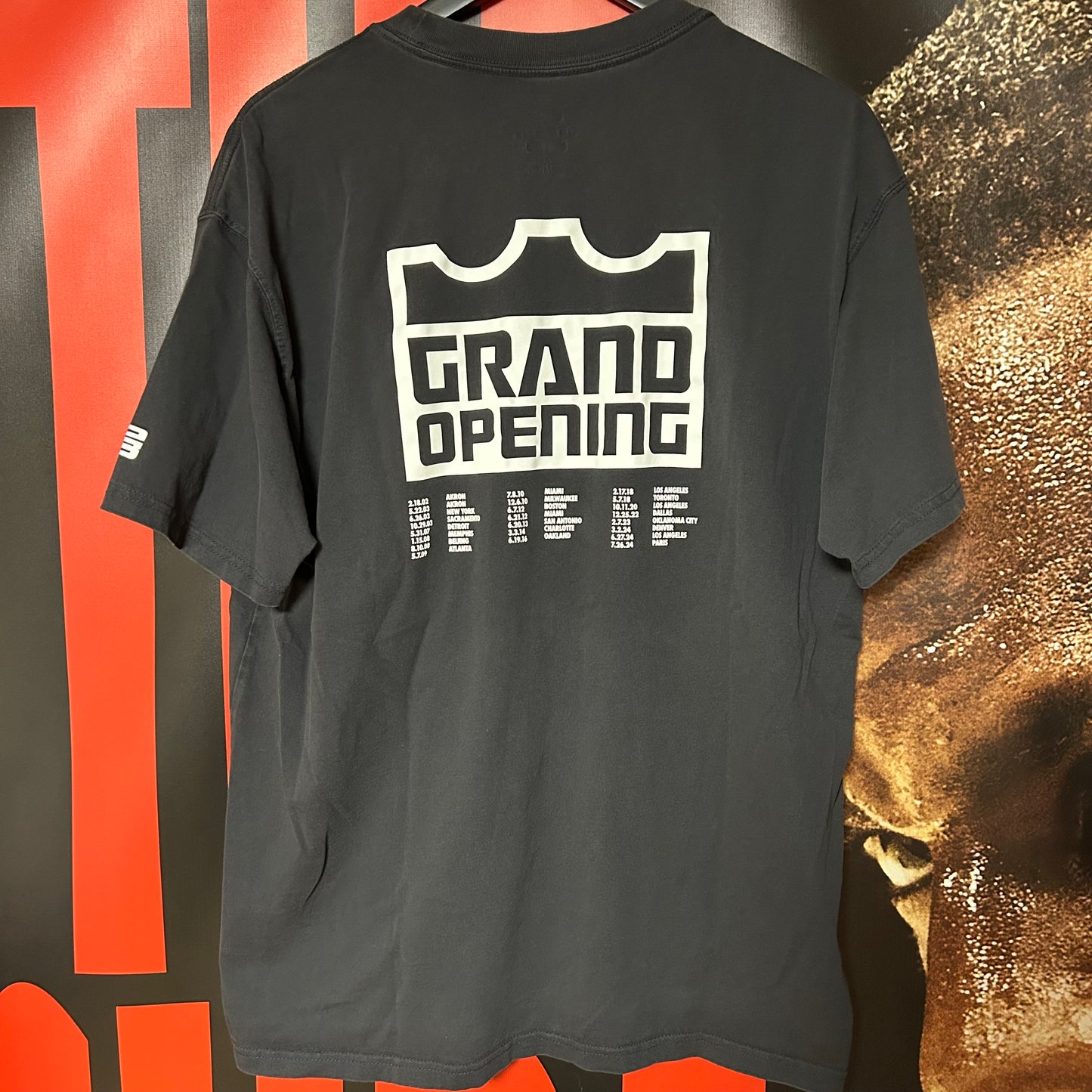 Sample LeBron AZG Grand Opening Tour Retro Tee
