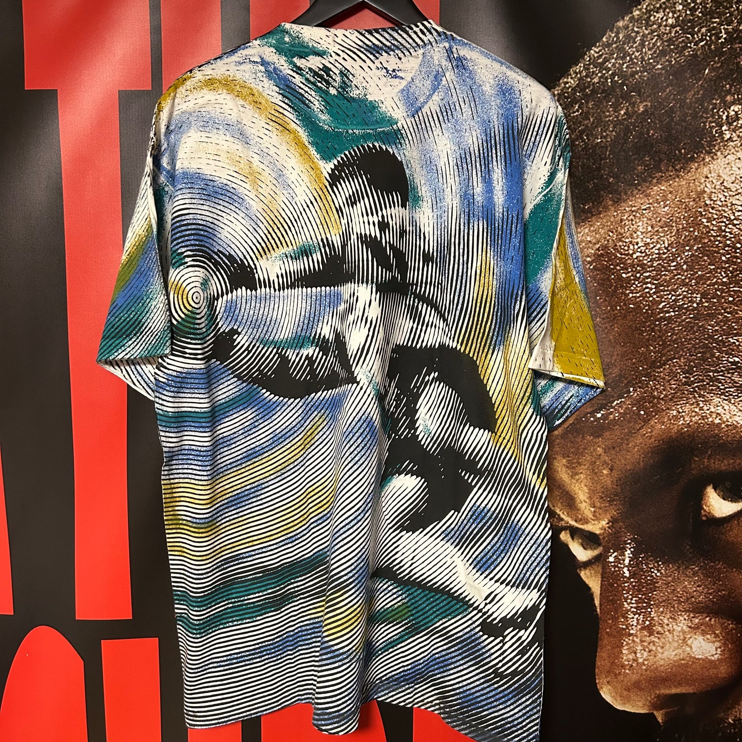Nuts Brand New Original Early 90s AOP Soccer Sample Promo Tee