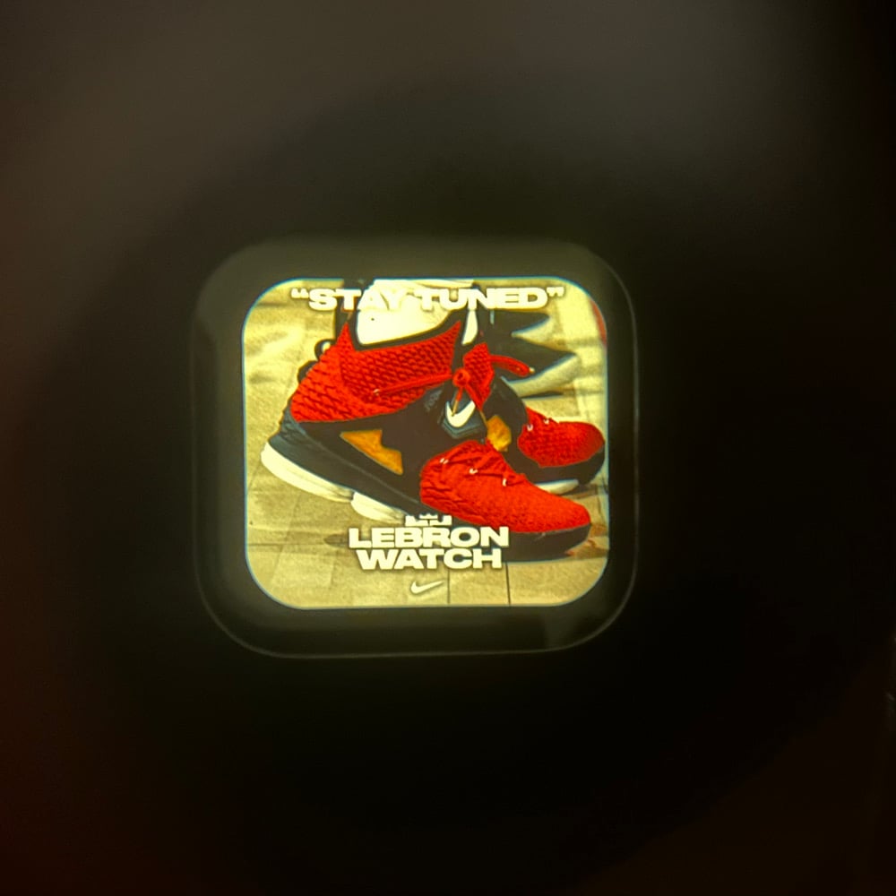 Promotional Internal "LeBron Watch" Slide Viewer