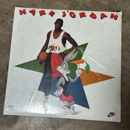 Rare Brand New Sealed Original "Hare Jordan" 1993 Sixteen Month Calendar