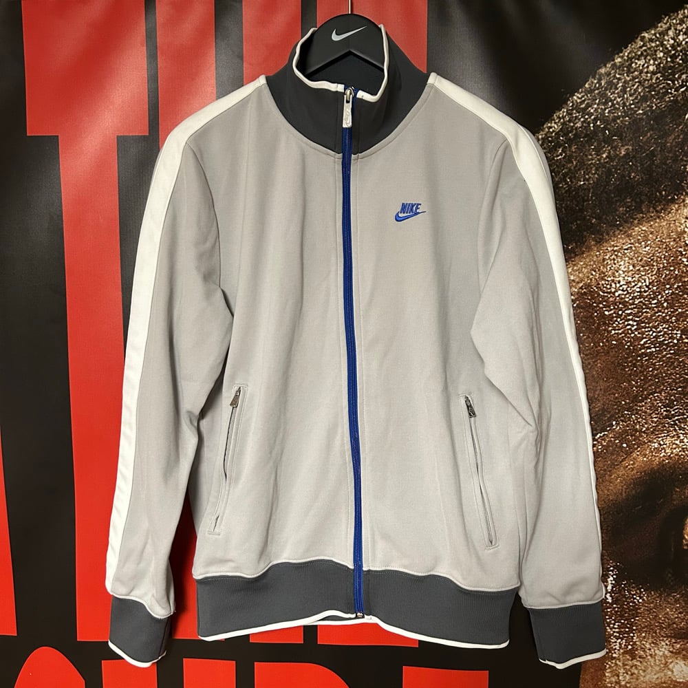 Mid-2000s Blue/White/Grey Track Jacket