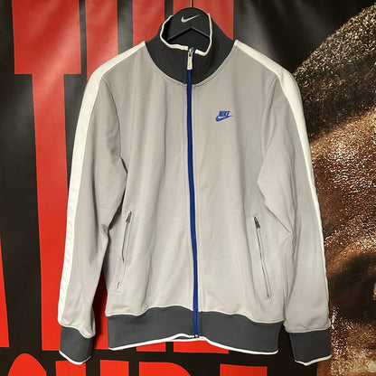 Mid-2000s Blue/White/Grey Track Jacket