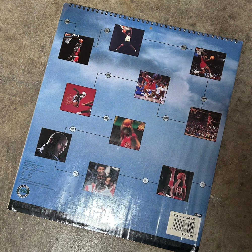 Brand New Sealed Original 1994 Anniversary MJ Calendar