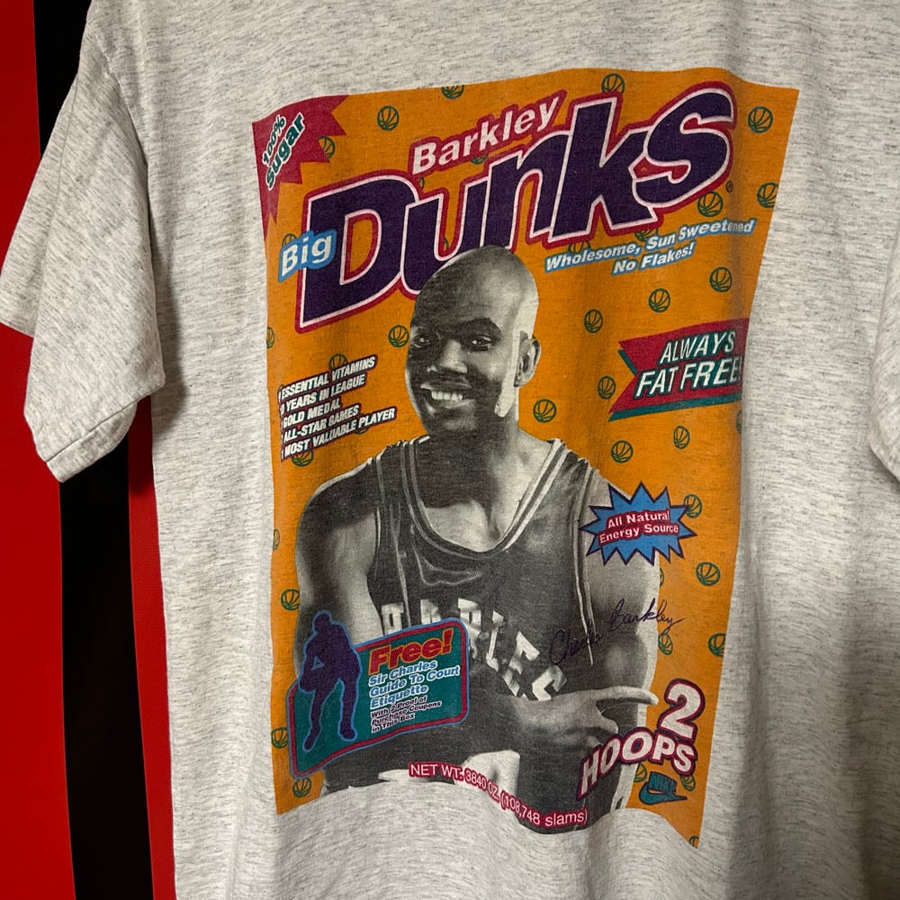 One of The Best Original Early 90s Charles Barkley Cereal Tee
