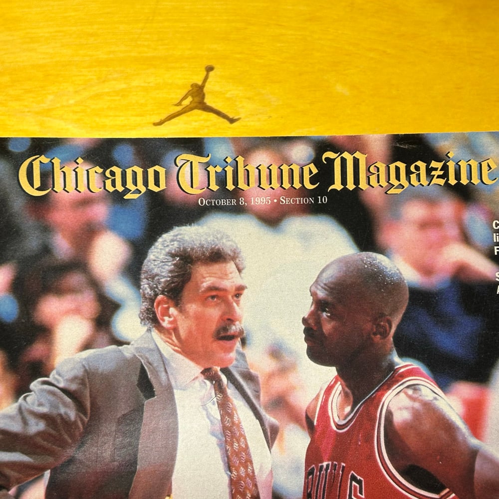 Original 1995 Chicago Tribune Phil Jackson MJ Issue Magazine