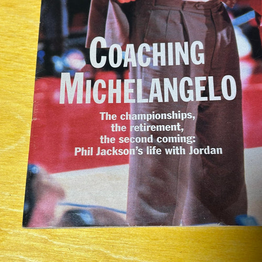 Original 1995 Chicago Tribune Phil Jackson MJ Issue Magazine