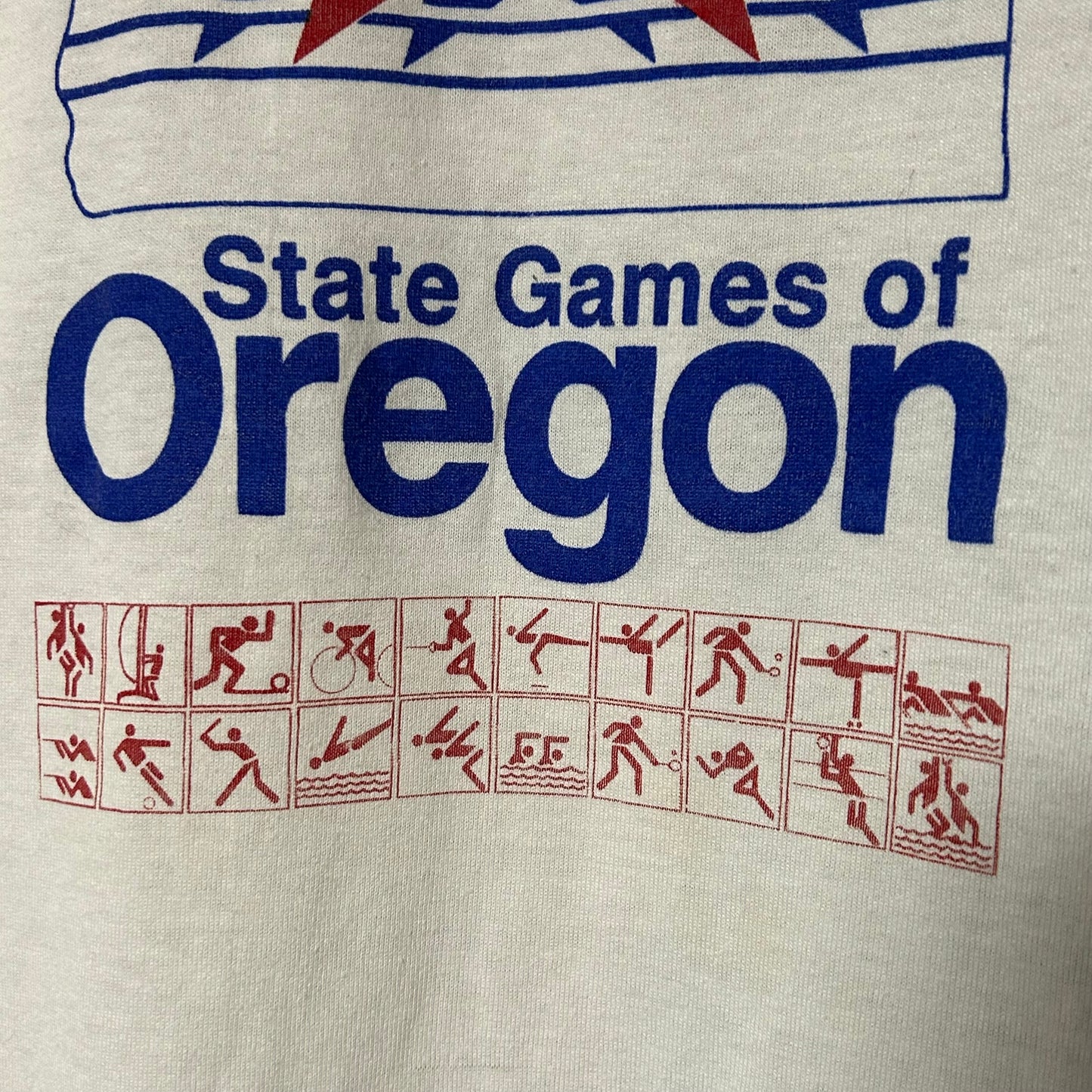 Original Early 90s 7/11 State Games Promo Tee
