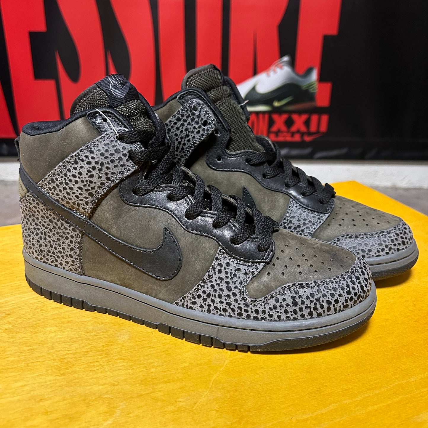 Deadstock Rare 2004 Sample "Safari" Dunk Hi