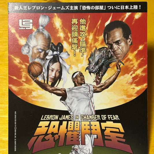 Rare Brand New 2004 Promotional LeBron Chamber of Fear Japan Postcard
