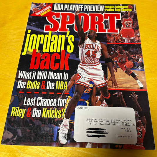 Original April 1996 Inside Sport MJs Back Issue