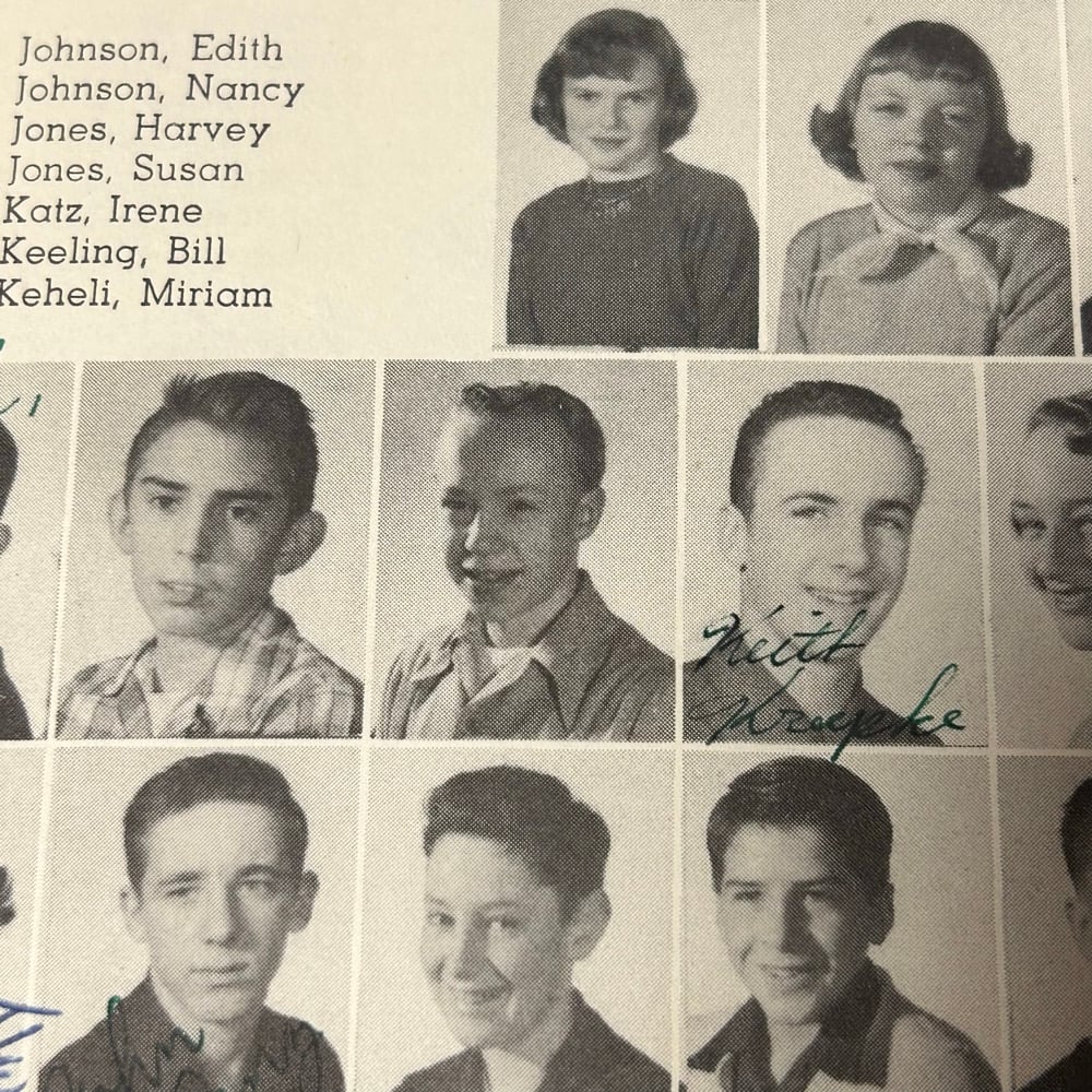 Original 1952 Phil Knight Freshman Cleveland High School Yearbook
