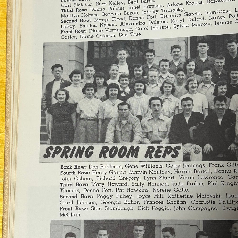 Original 1952 Phil Knight Freshman Cleveland High School Yearbook